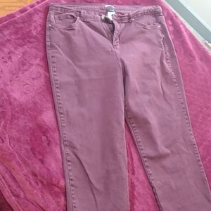 Dark purple jeans
